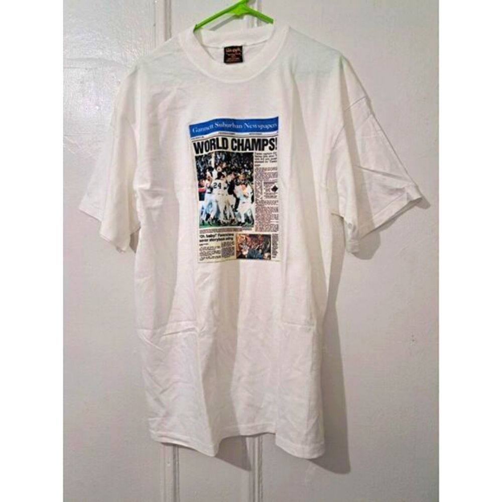 Vintage  1996 YANKEES CHAMPIONSHIP T-Shirt XL Mens New Without Tag Single Stitch